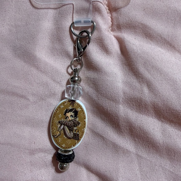 Brown and Tan Betty Boop 5 piece notebook and accessory set. - Picture 9 of 9